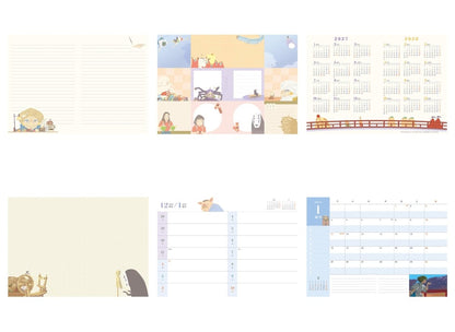 Official Studio Ghibli 2027 Planner/Schedule Book/Diary • Howl, Totoro, Spirited Away, Kikis Delivery Service - Kamaji Market