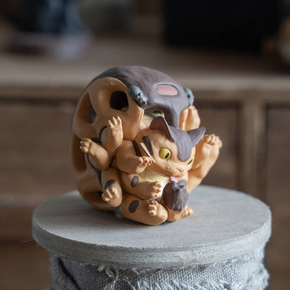 Official Studio Ghibli Catbus Figure • My Neighbor Totoro Figurine/Mini Statue/Replica/Home Decor/Interior Diorama • Cat Bus Anime Gift - Kamaji Market