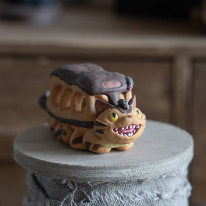 Official Studio Ghibli Catbus Figure • My Neighbor Totoro Figurine/Mini Statue/Replica/Home Decor/Interior Diorama • Cat Bus Anime Gift - Kamaji Market