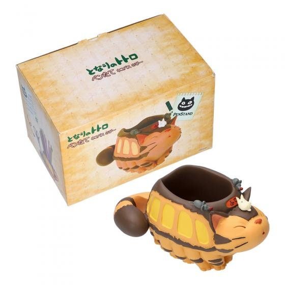 Official Studio Ghibli Catbus Planter Cover/Pen Holder • My Neighbor Totoro Pot/Vase/Stand/Replica/Home Decor/Diorama • Cat bus Anime Gift - Kamaji Market