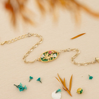 Official Studio Ghibli Fox - Squirrel Bracelet • Nausicaa, Laputa Bracelet • Japanese Handmade Jewelry - Kamaji Market