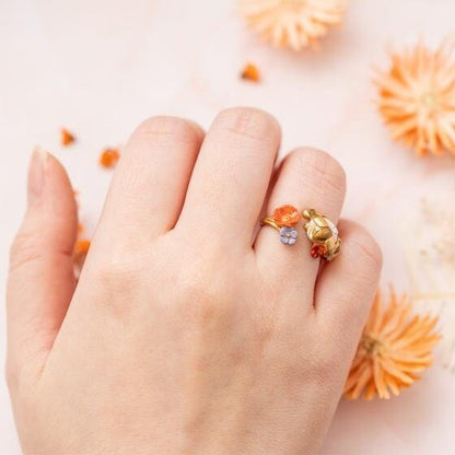 Official Studio Ghibli Fox - Squirrel Ring • Nausicaa, Laputa Ring • Japanese Handmade Jewelry - Kamaji Market