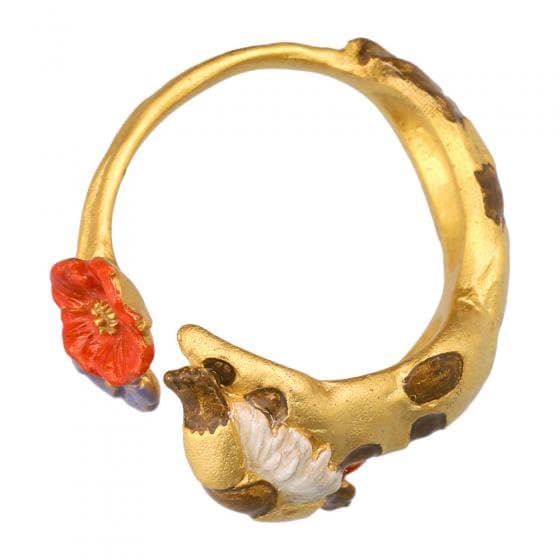 Official Studio Ghibli Fox - Squirrel Ring • Nausicaa, Laputa Ring • Japanese Handmade Jewelry - Kamaji Market