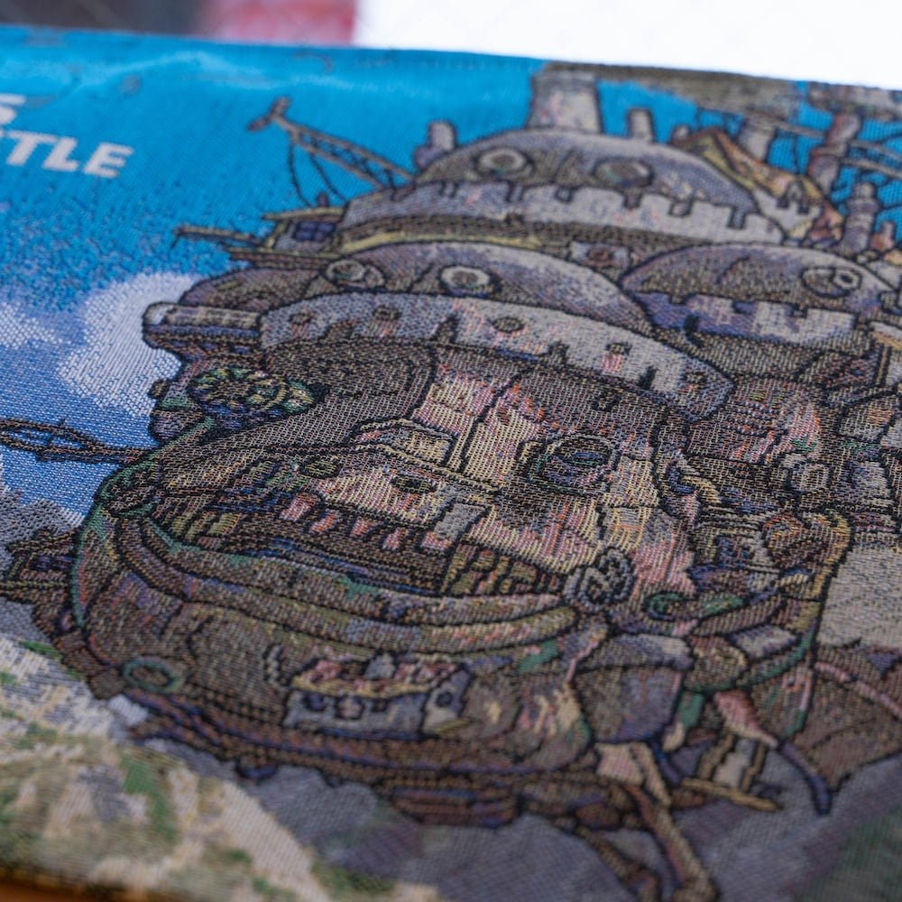 Official Studio Ghibli Howl Place Mat • Howls Moving Castle Weave Gobelin/Tapestry/Wall Decor Hanging - Kamaji Market