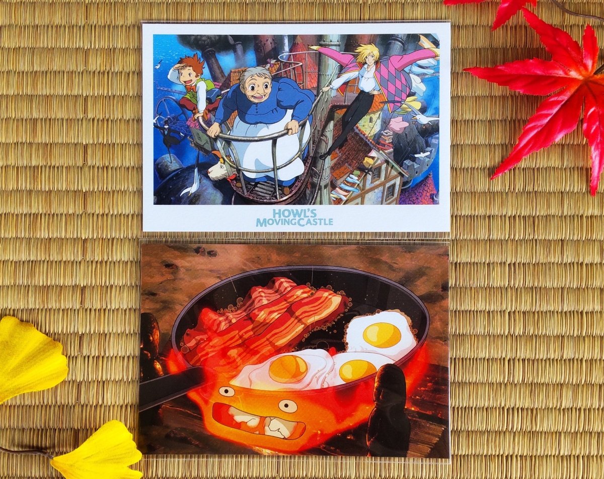 Official Studio Ghibli Howl Postcard • Howls Moving Castle Message card/Writing letter • Japanese Stationery - Kamaji Market