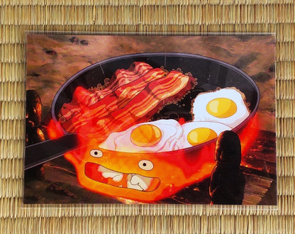 Official Studio Ghibli Howl Postcard • Howls Moving Castle Message card/Writing letter • Japanese Stationery - Kamaji Market