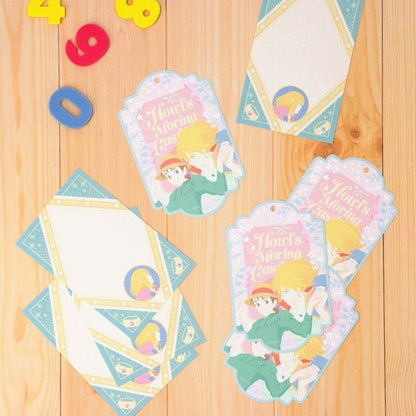 Official Studio Ghibli Howls Moving Castle Message Card/Label Set • Invitation/Congratulation Card, Gift Label • Japanese Anime Stationery - Kamaji Market