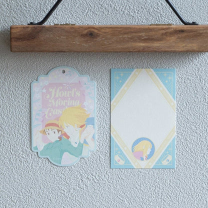 Official Studio Ghibli Howls Moving Castle Message Card/Label Set • Invitation/Congratulation Card, Gift Label • Japanese Anime Stationery - Kamaji Market