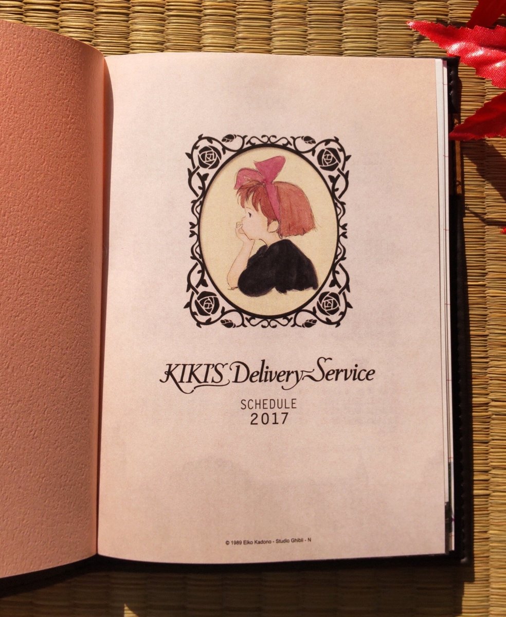 Official Studio Ghibli Jiji Book Cover + Notebook • Kikis Delivery Service Gigi Notepad/Diary/Writing pad/Planner • Japanese Stationery Gift - Kamaji Market