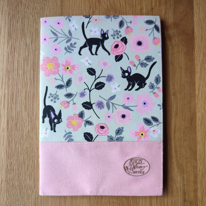 Official Studio Ghibli Jiji Book Cover + Notebook • Kikis Delivery Service Gigi Notepad/Diary/Writing pad/Planner • Japanese Stationery Gift - Kamaji Market