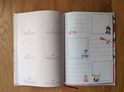 Official Studio Ghibli Jiji Book Cover + Notebook • Kikis Delivery Service Gigi Notepad/Diary/Writing pad/Planner • Japanese Stationery Gift - Kamaji Market