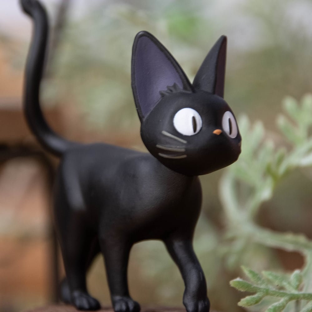 Official Studio Ghibli Jiji Figure (Set of 6) • Kikis Delivery Service Figurine/Statue/Replica/Home Decor/Interior Diorama • Gigi Anime Gift - Kamaji Market