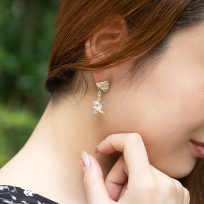 Official Studio Ghibli Kiki Earrings • Kikis Delivery Service Accessory • Japanese Handmade Jewelry - Kamaji Market