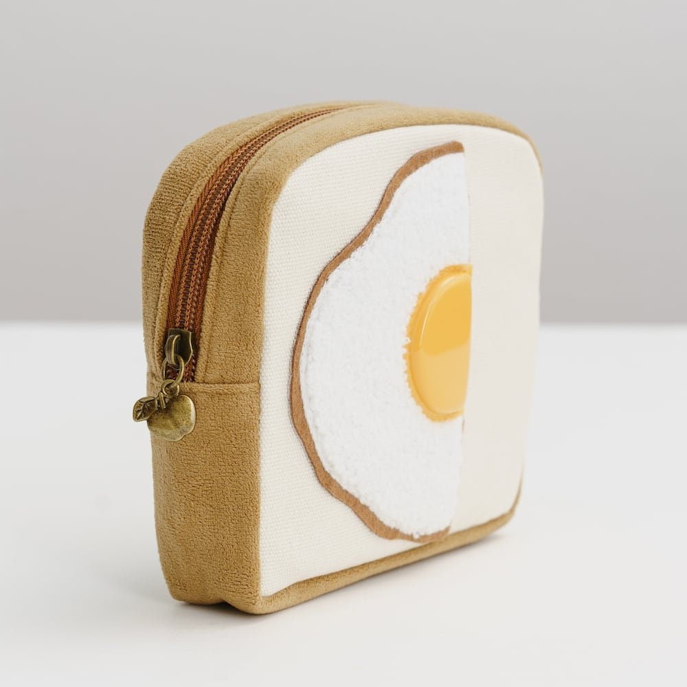 Official Studio Ghibli Laputa Fried Egg Pouch • Castle in the Sky Case - Kamaji Market