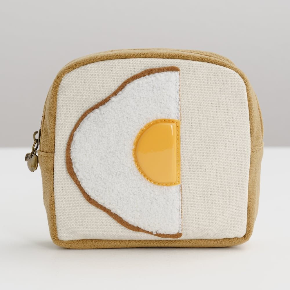 Official Studio Ghibli Laputa Fried Egg Pouch • Castle in the Sky Case - Kamaji Market