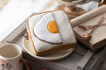 Official Studio Ghibli Laputa Fried Egg Pouch • Castle in the Sky Case - Kamaji Market
