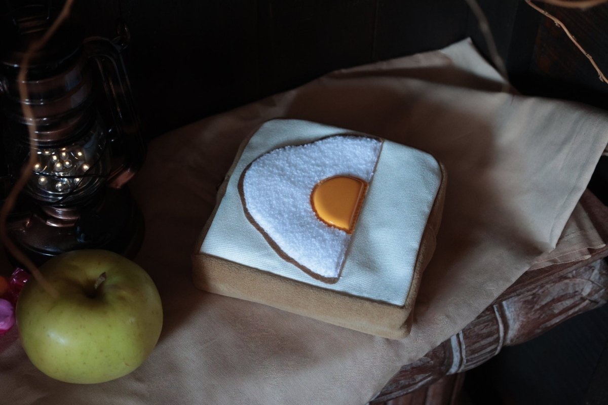 Official Studio Ghibli Laputa Fried Egg Pouch • Castle in the Sky Case - Kamaji Market