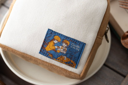 Official Studio Ghibli Laputa Fried Egg Pouch • Castle in the Sky Case - Kamaji Market