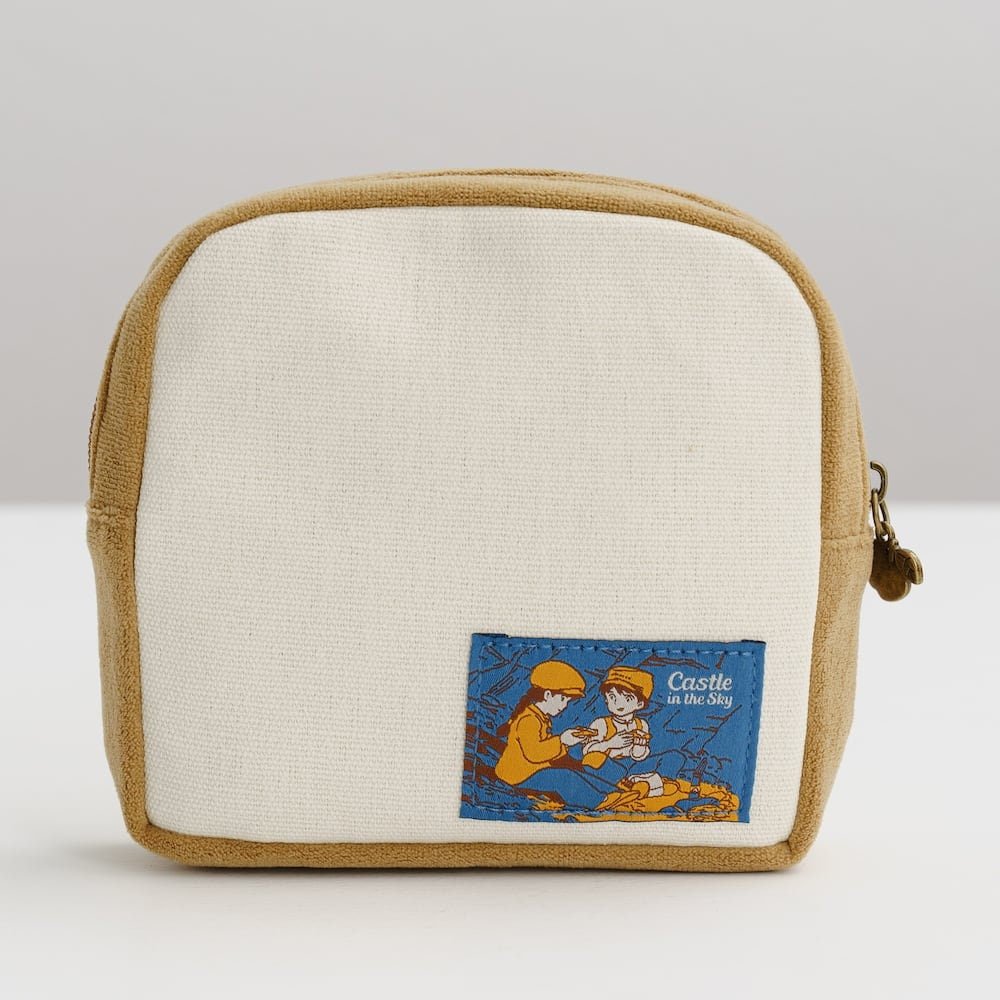 Official Studio Ghibli Laputa Fried Egg Pouch • Castle in the Sky Case - Kamaji Market