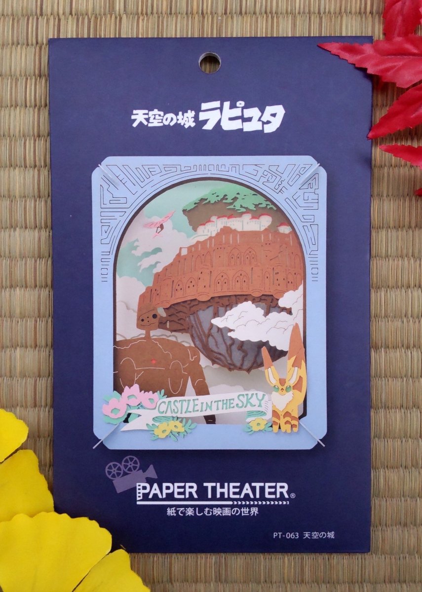 Official Studio Ghibli Laputa Paper Theater • Diorama/Papercraft/Miniature/Home Decor • Castle in the Sky Anime Film Scene • Robot-Soldier - Kamaji Market