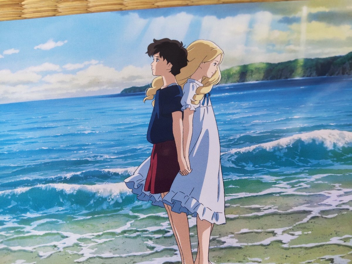 Official Studio Ghibli Marnie Postcard • When Marnie Was There Message card/Writing letter • Japanese Anime Stationery - Kamaji Market