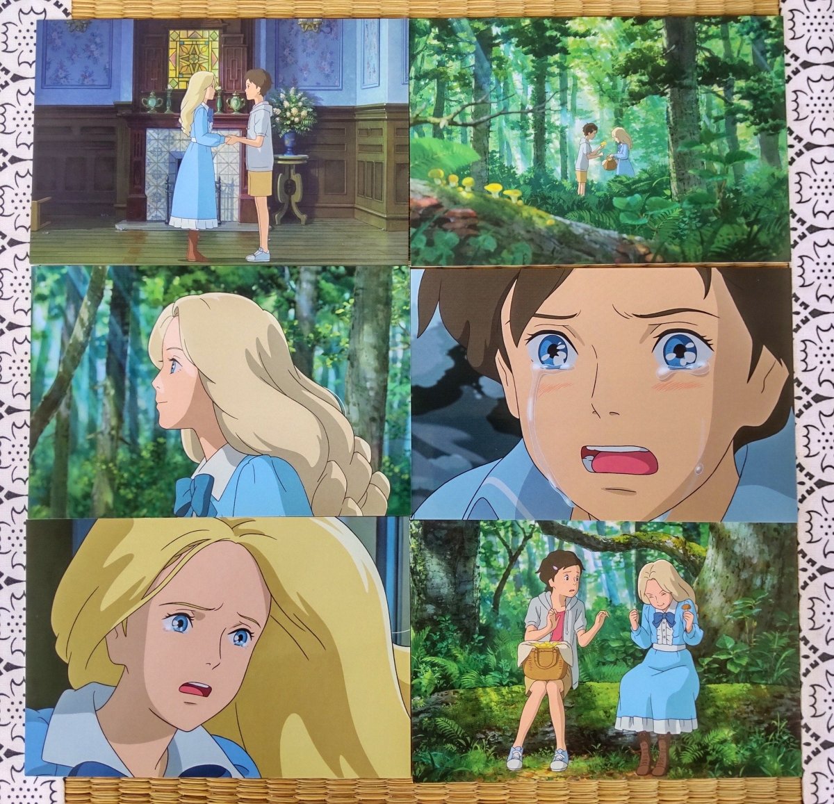 Official Studio Ghibli Marnie Postcard • When Marnie Was There Message card/Writing letter • Japanese Anime Stationery - Kamaji Market