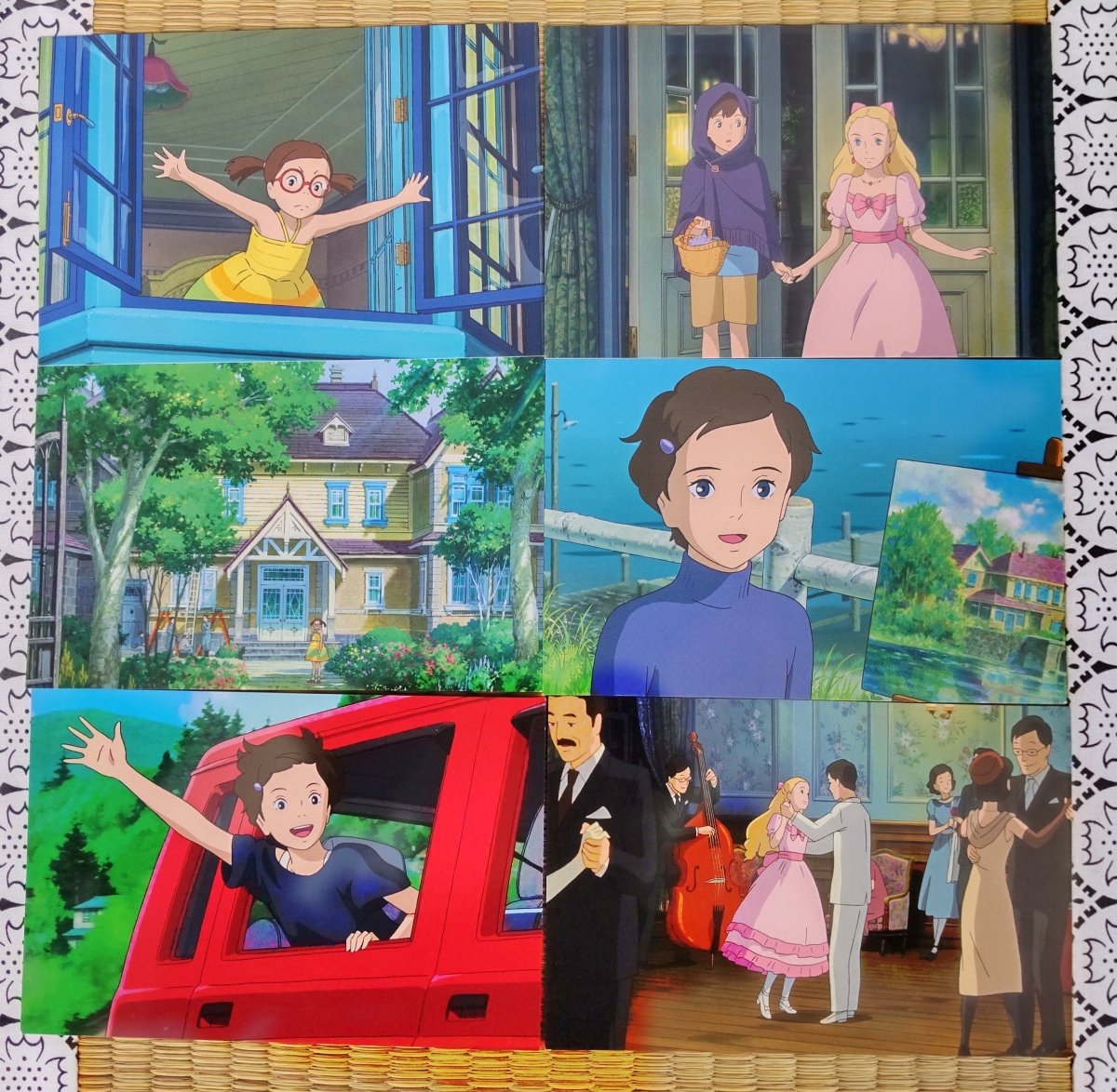 Official Studio Ghibli Marnie Postcard • When Marnie Was There Message card/Writing letter • Japanese Anime Stationery - Kamaji Market