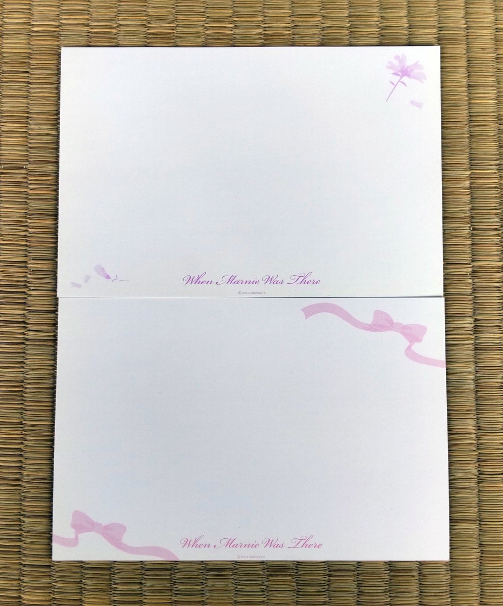 Official Studio Ghibli Marnie Postcard • When Marnie Was There Message card/Writing letter • Japanese Anime Stationery - Kamaji Market