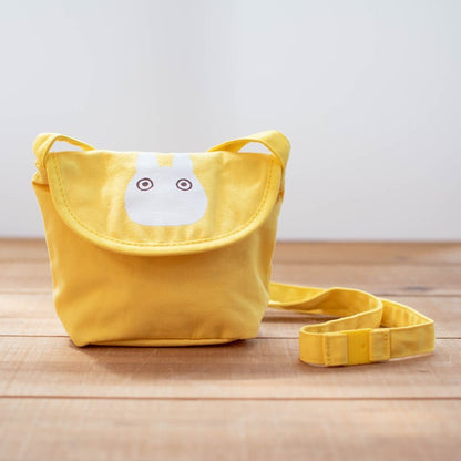 Official Studio Ghibli Mei's Shoulder Bag with Small Totoro • My Neighbor Totoro Yellow Cosmetic Bag/Pochette/Wallet/Makeup Bag - Kamaji Market