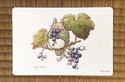 Official Studio Ghibli My Neighbor Totoro 5x Postcards Set • Vintage Style Stationery • Hayao Miyazaki drawings • Totoro Fund - Kamaji Market