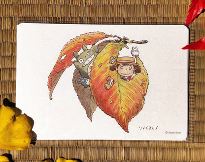 Official Studio Ghibli My Neighbor Totoro 5x Postcards Set • Vintage Style Stationery • Hayao Miyazaki drawings • Totoro Fund - Kamaji Market