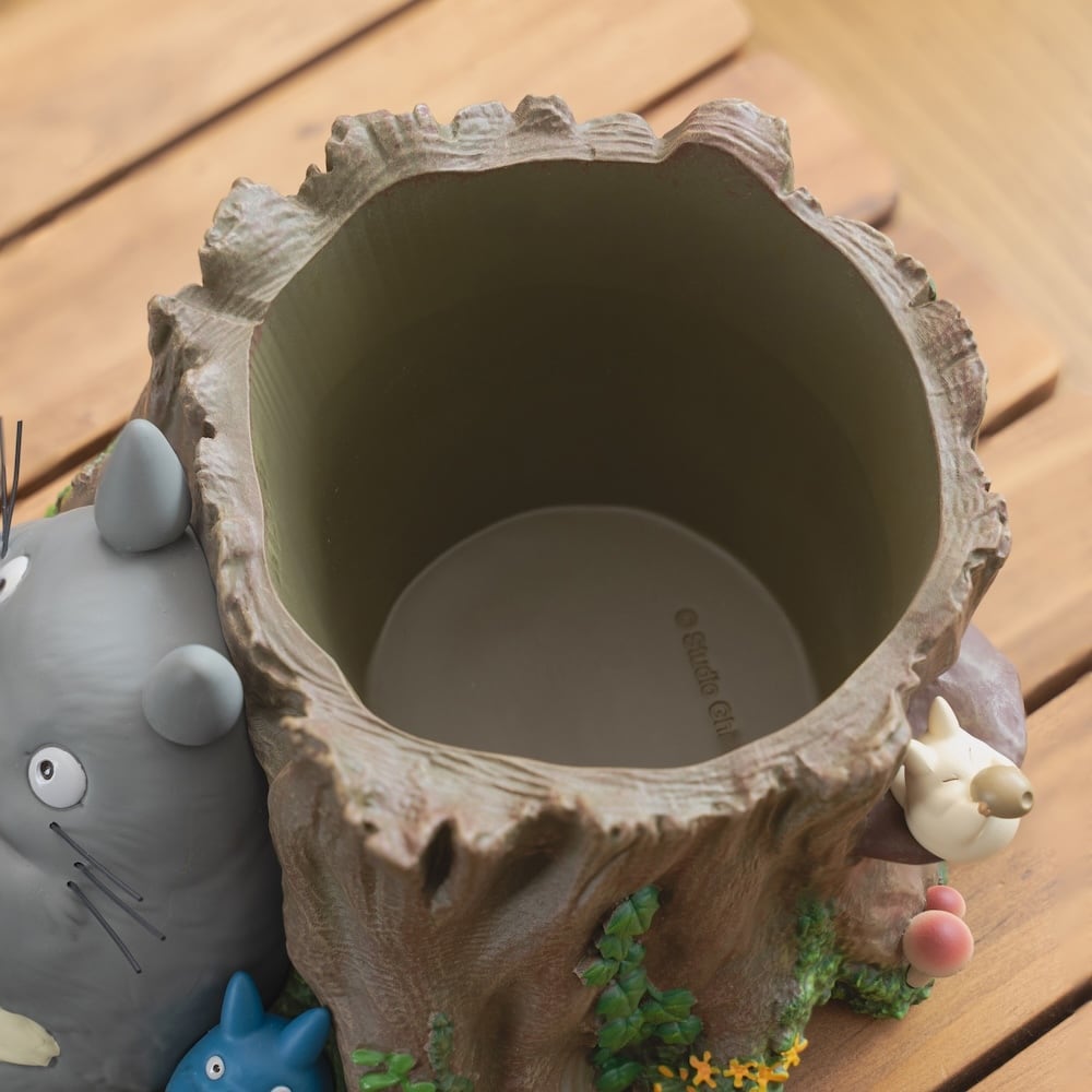 Official Studio Ghibli My Neighbor Totoro Planter Cover/Diorama Large Stump - Kamaji Market
