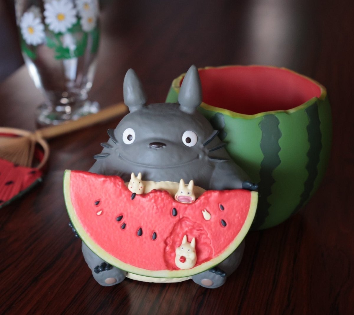 Official Studio Ghibli My Neighbor Totoro Planter Cover/Diorama Watermelon - Kamaji Market