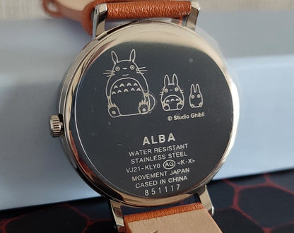 Official Studio Ghibli My Neighbor Totoro Wrist Watch • Brown Japanese Anime Watches • ALBA Seiko - Kamaji Market