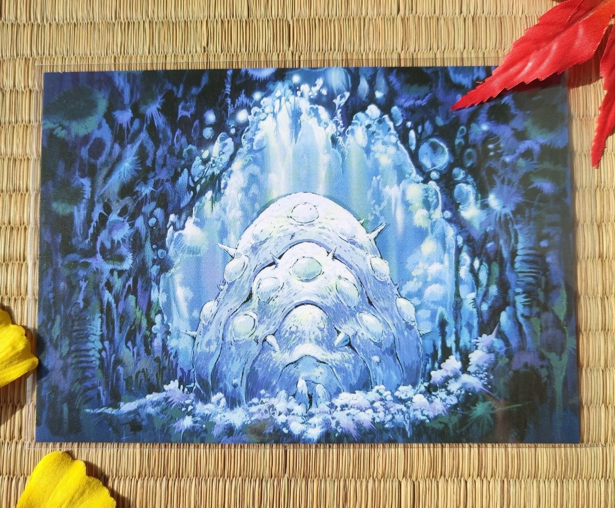 Official Studio Ghibli Nausicaä Postcard • Nausicaa of the Valley of the Wind Message card/Writing letter • Japanese Stationery - Kamaji Market