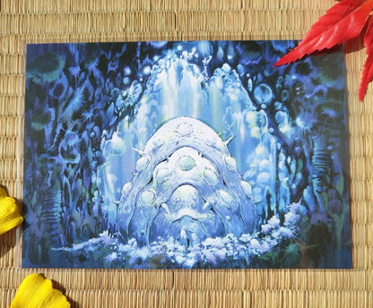 Official Studio Ghibli Nausicaä Postcard • Nausicaa of the Valley of the Wind Message card/Writing letter • Japanese Stationery - Kamaji Market