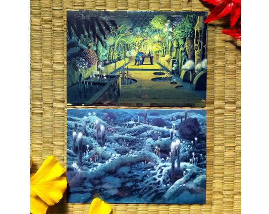 Official Studio Ghibli Nausicaä Postcard • Nausicaa of the Valley of the Wind Message card/Writing letter • Japanese Stationery - Kamaji Market