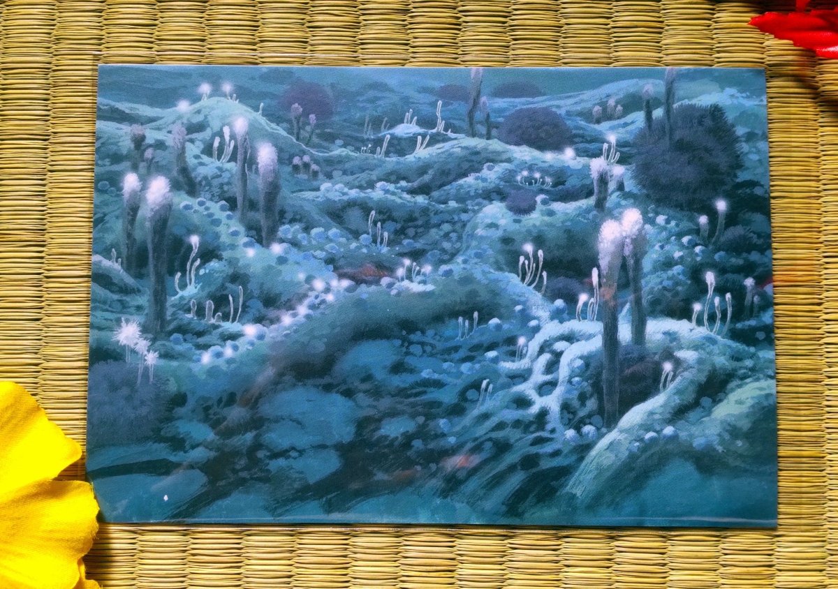 Official Studio Ghibli Nausicaä Postcard • Nausicaa of the Valley of the Wind Message card/Writing letter • Japanese Stationery - Kamaji Market