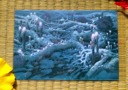 Official Studio Ghibli Nausicaä Postcard • Nausicaa of the Valley of the Wind Message card/Writing letter • Japanese Stationery - Kamaji Market