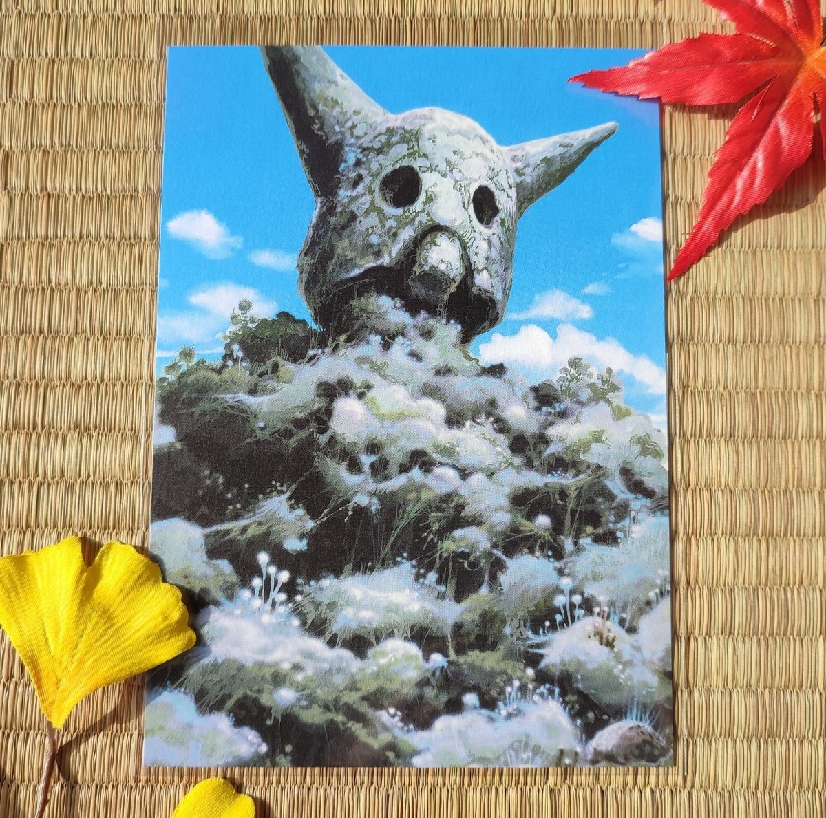 Official Studio Ghibli Nausicaä Postcard • Nausicaa of the Valley of the Wind Message card/Writing letter • Japanese Stationery - Kamaji Market