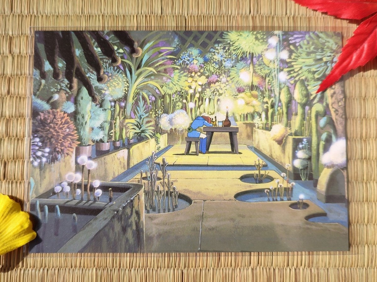 Official Studio Ghibli Nausicaä Postcard • Nausicaa of the Valley of the Wind Message card/Writing letter • Japanese Stationery - Kamaji Market