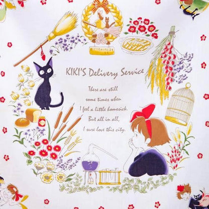 Official Studio Ghibli Neckerchief/Scarf/Handkerchief • Kikis Delivery Service Bandana/Tapestry/Wall Hanging/Interior Decor • Jiji Gigi Gift - Kamaji Market
