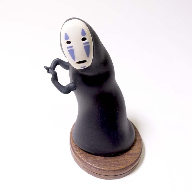 Official Studio Ghibli No Face Figure (Set of 6) • Spirited Away Figurine/Mini Statue/Replica/Home Decor/Interior Diorama • Kaonashi Gift - Kamaji Market