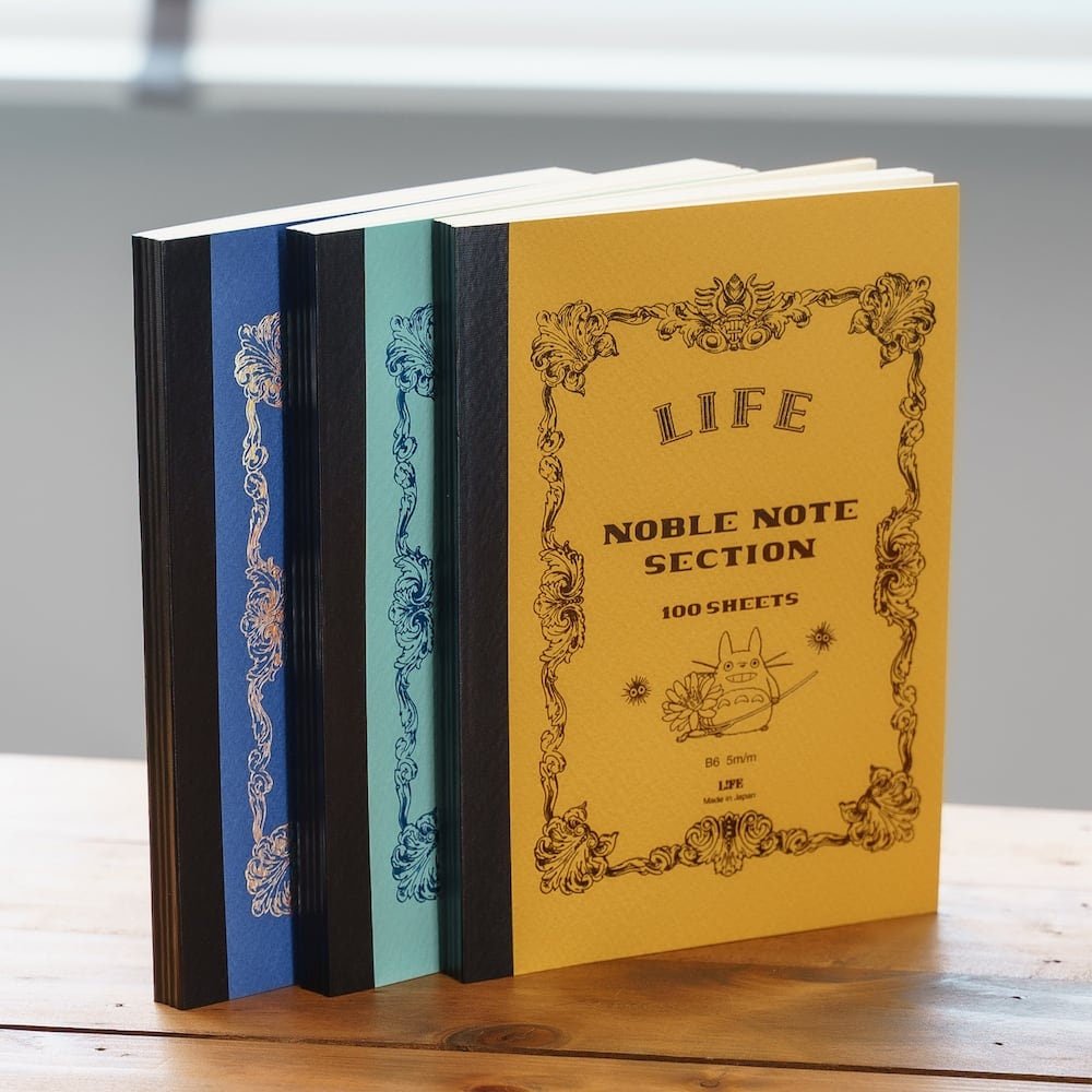 Official Studio Ghibli Notebook 100 pages • My Neighbor Totoro, Howls Moving Castle, Kikis Delivery Service • Japanese Anime Stationery Gift - Kamaji Market