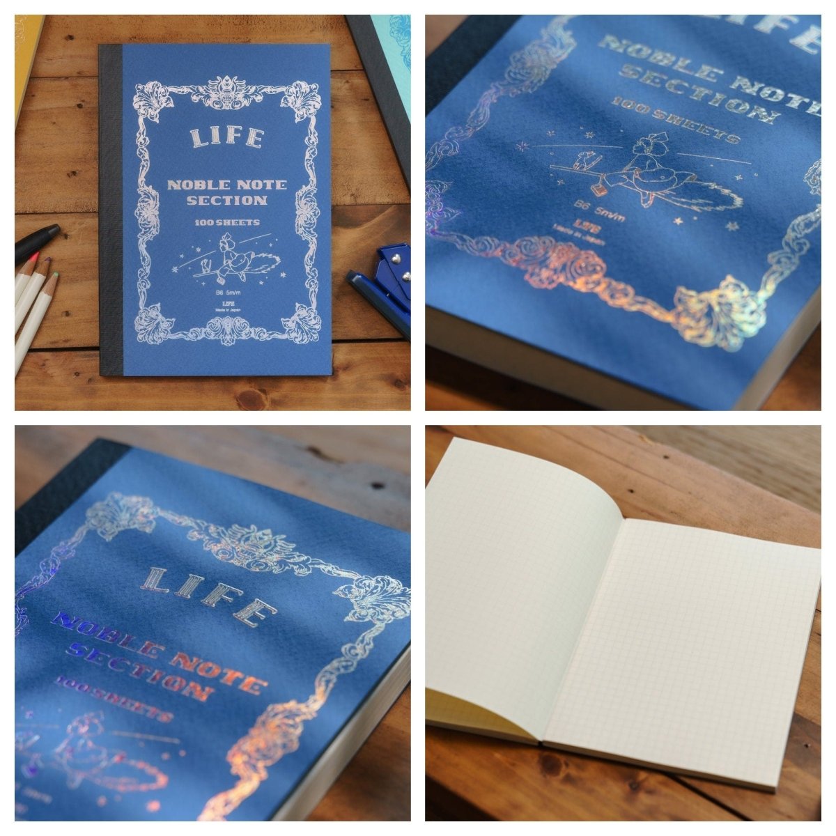 Official Studio Ghibli Notebook 100 pages • My Neighbor Totoro, Howls Moving Castle, Kikis Delivery Service • Japanese Anime Stationery Gift - Kamaji Market