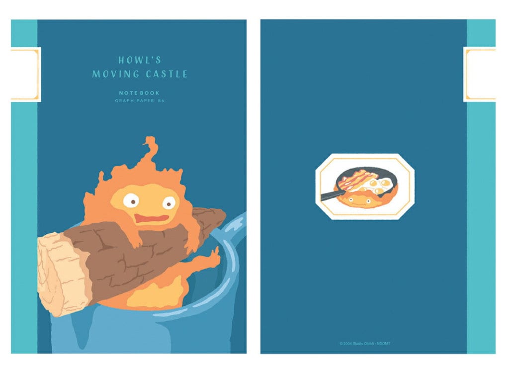 Official Studio Ghibli Notebook 2023 • Howl, Totoro, Spirited Away, Kikis Delivery, Mononoke, Laputa • Japanese Anime Stationery Gift - Kamaji Market
