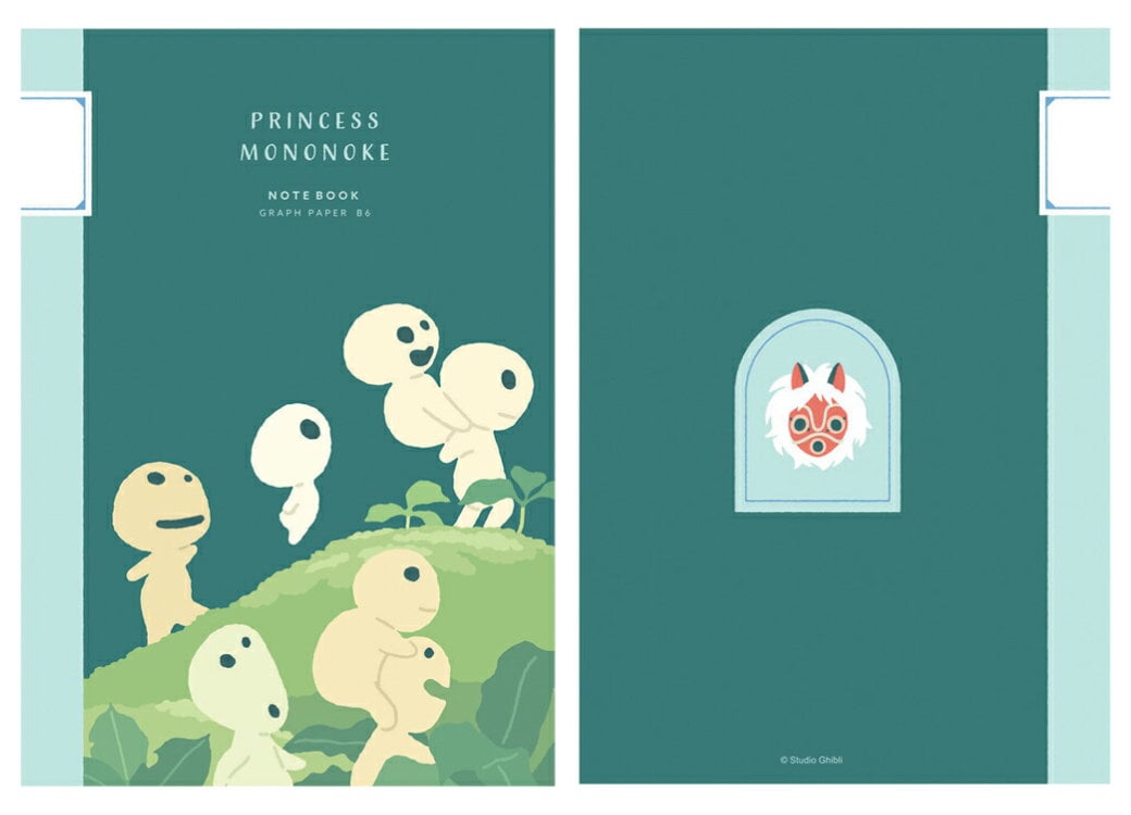 Official Studio Ghibli Notebook 2023 • Howl, Totoro, Spirited Away, Kikis Delivery, Mononoke, Laputa • Japanese Anime Stationery Gift - Kamaji Market