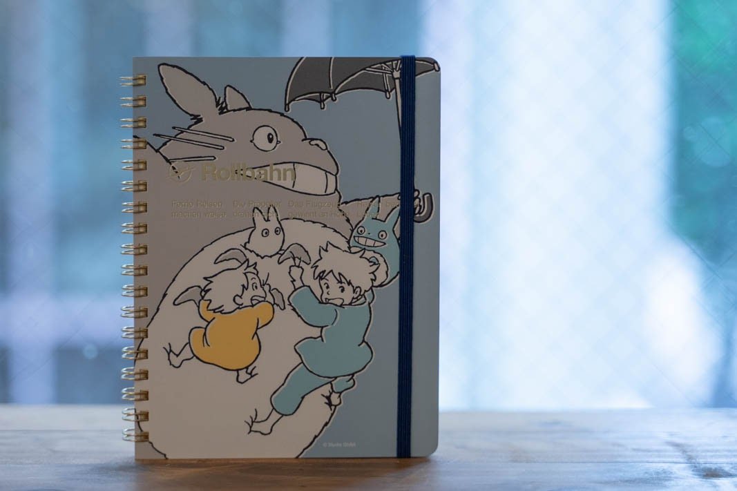 Official Studio Ghibli Notebook • My Neighor Totoro Notepad/Sketchbook/Diary/Planner • Small Totoro Rollban Spiral/Japanese Stationery Gift - Kamaji Market