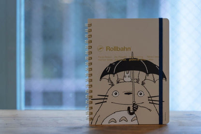Official Studio Ghibli Notebook • My Neighor Totoro Notepad/Sketchbook/Diary/Planner • Small Totoro Rollban Spiral/Japanese Stationery Gift - Kamaji Market