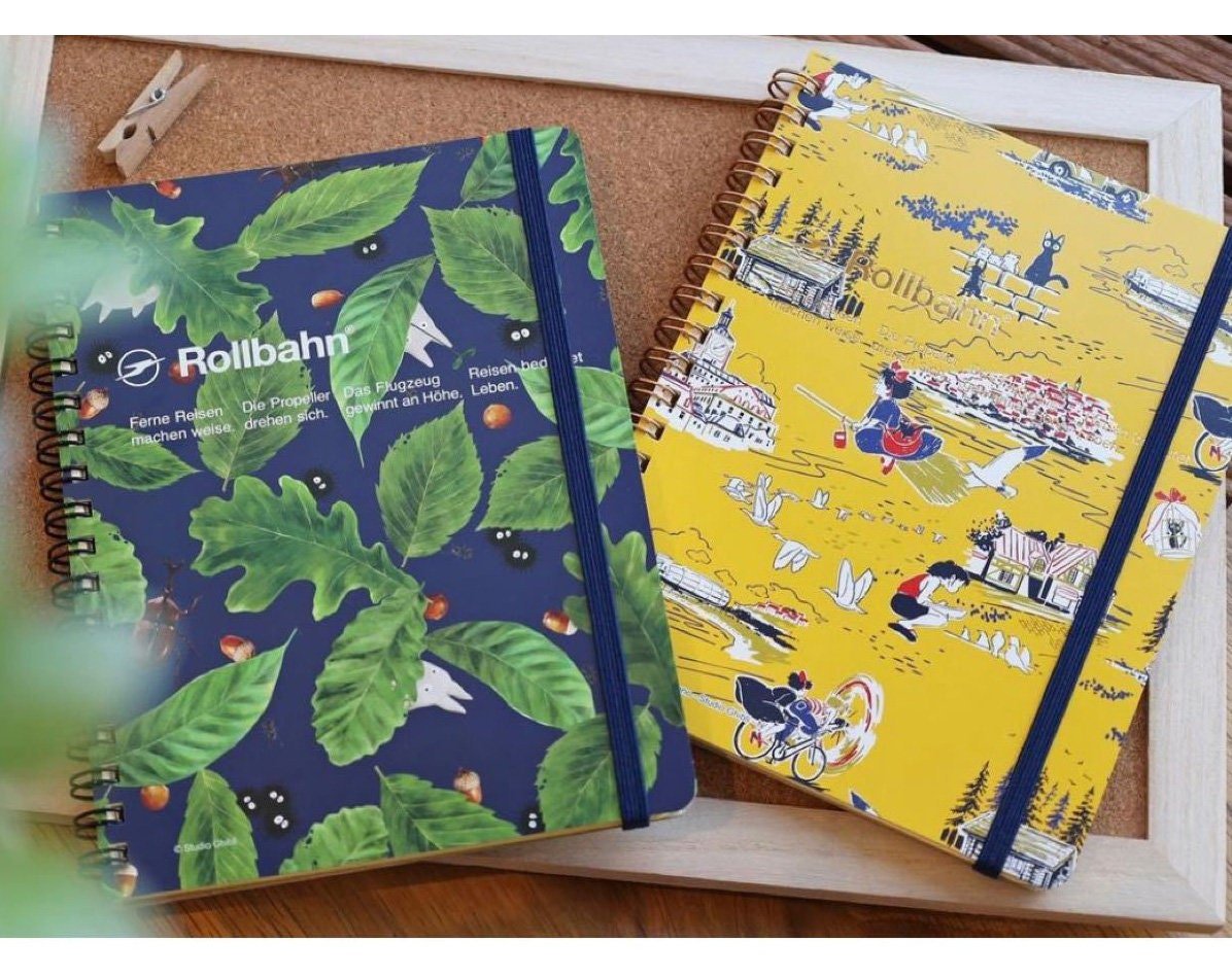 Official Studio Ghibli Notebook • My Neighor Totoro Notepad/Sketchbook/Diary/Planner • Small Totoro Rollban Spiral/Japanese Stationery Gift - Kamaji Market